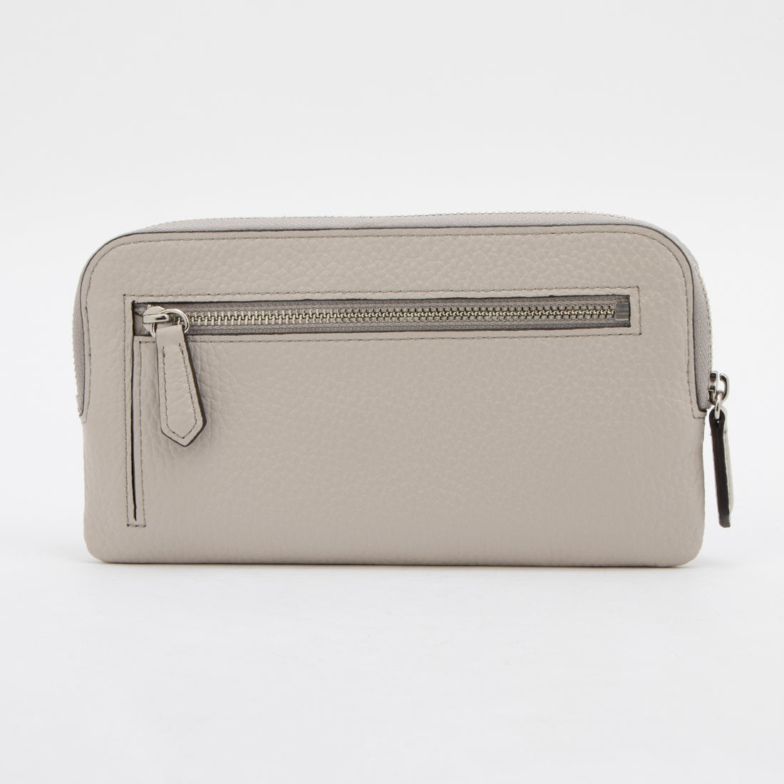 ペレボルサ PELLE BORSA ラウンド長財布 (スモーキーホワイト) スモーキーホワイト