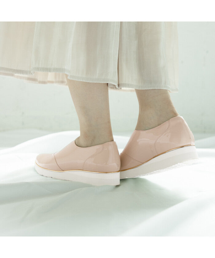 アシックス ウォーキング(ペダラ) ASICS WALKING (PEDALA) ペダラ レディース LA CHIC 2E 3.0cmヒール (ベージュ/E) ベージュ/E