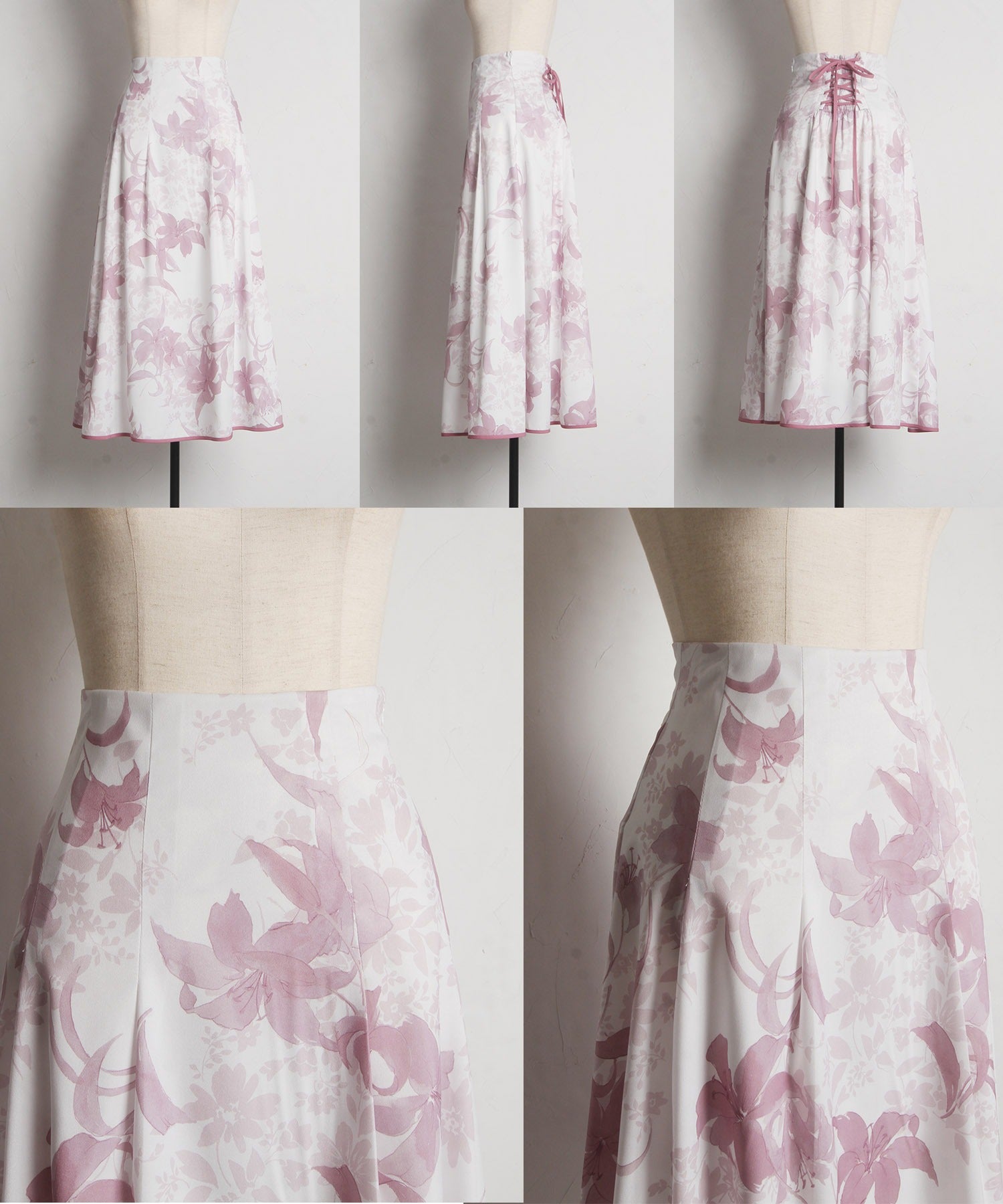 トッコクローゼット tocco closet 花柄フレアスカート