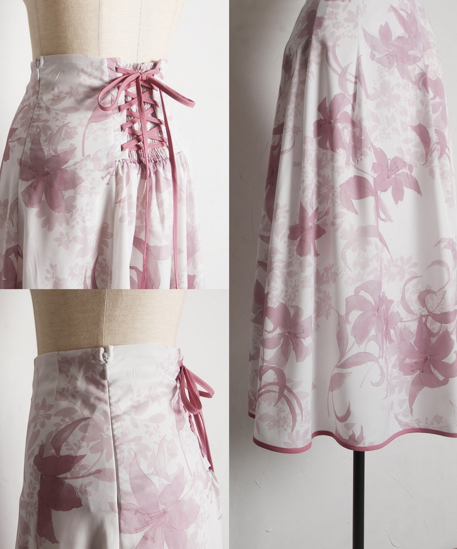 トッコクローゼット tocco closet 花柄フレアスカート