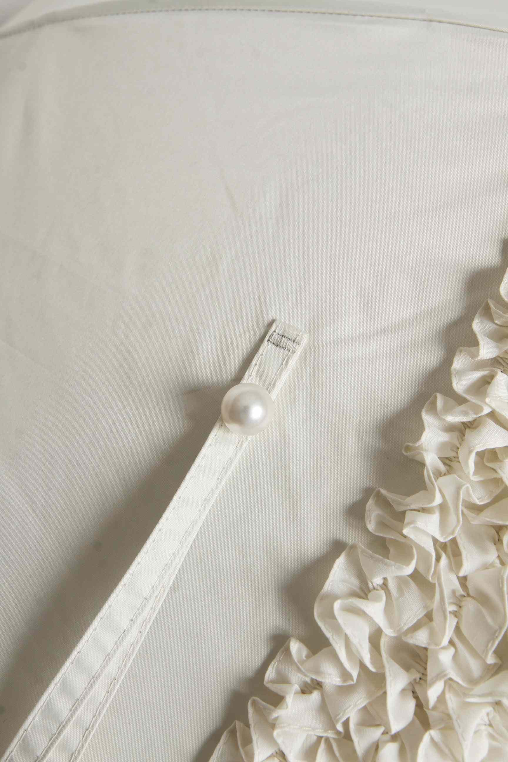 トッコクローゼット tocco closet 完全遮光100%&雨天兼用♪ホイップフリル長傘 ブラック