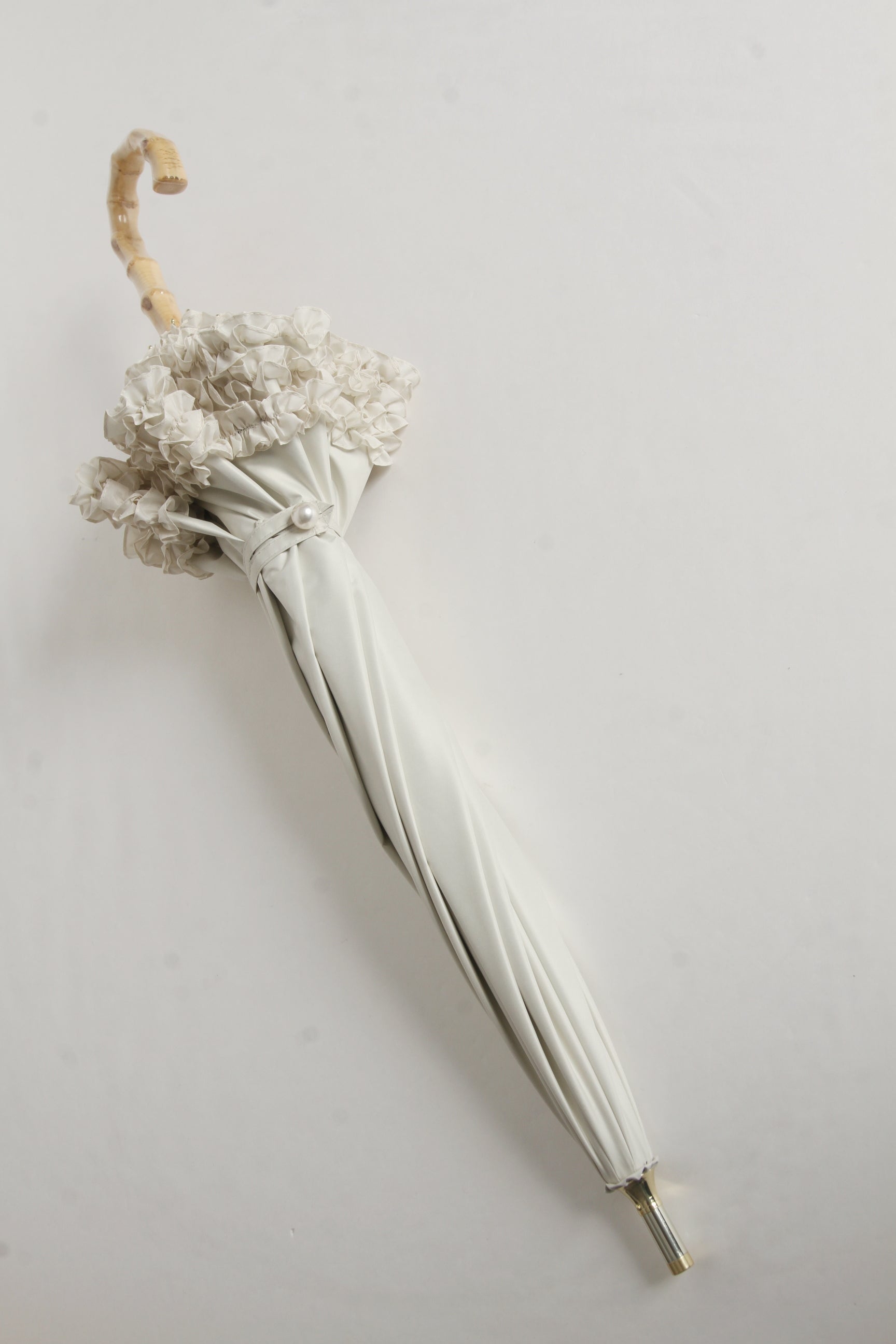 トッコクローゼット tocco closet 完全遮光100%&雨天兼用♪ホイップフリル長傘 ブラック