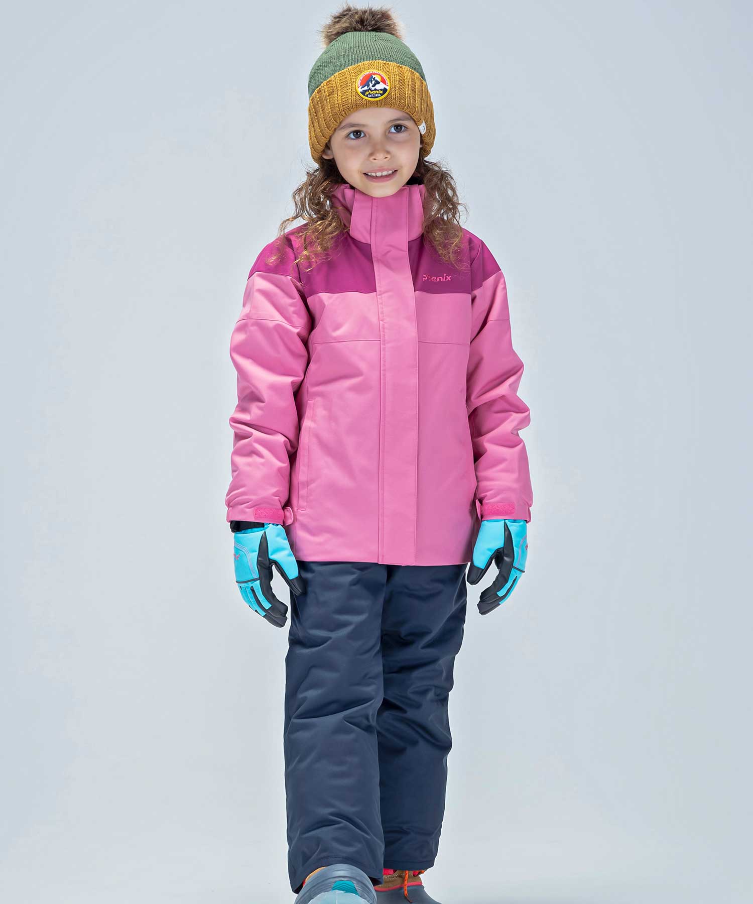 フェニックス phenix phenix(フェニックス)Ice Tiara Junior Twoーpiece アイス ティアラ ジュニア ツーピース セットアップ キッズ スキー【KIDS (FLASH YELLOW) FLASH YELLOW