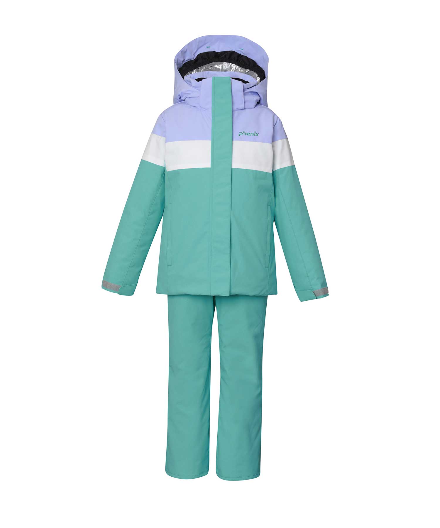 フェニックス phenix phenix(フェニックス)Ice Tiara Junior Twoーpiece アイス ティアラ ジュニア ツーピース セットアップ キッズ スキー【KIDS (GREEN) GREEN