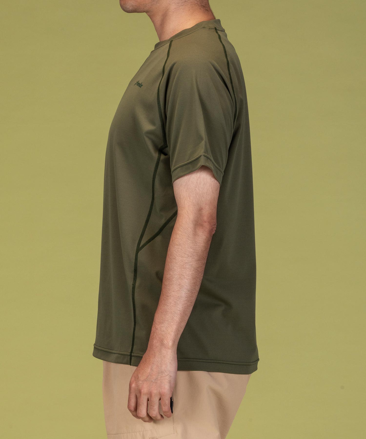 フェニックス phenix phenix OUTDOORクルーネック半袖Tシャツ メンズTシャツ 速乾 ストレッチ 抗菌 防臭 インナー