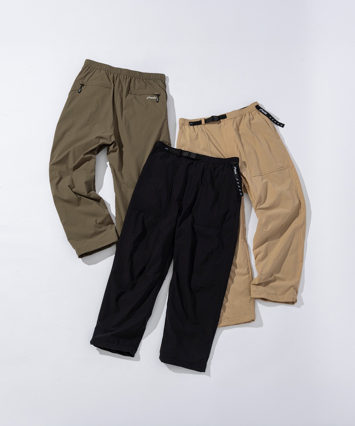フェニックス phenix phenix outdoor(フェニックスアウトドア)ワイドシルエット 起毛メッシュ カーゴパンツ トリニティーパンツ(耐久性/保温性) (カーキ) カーキ