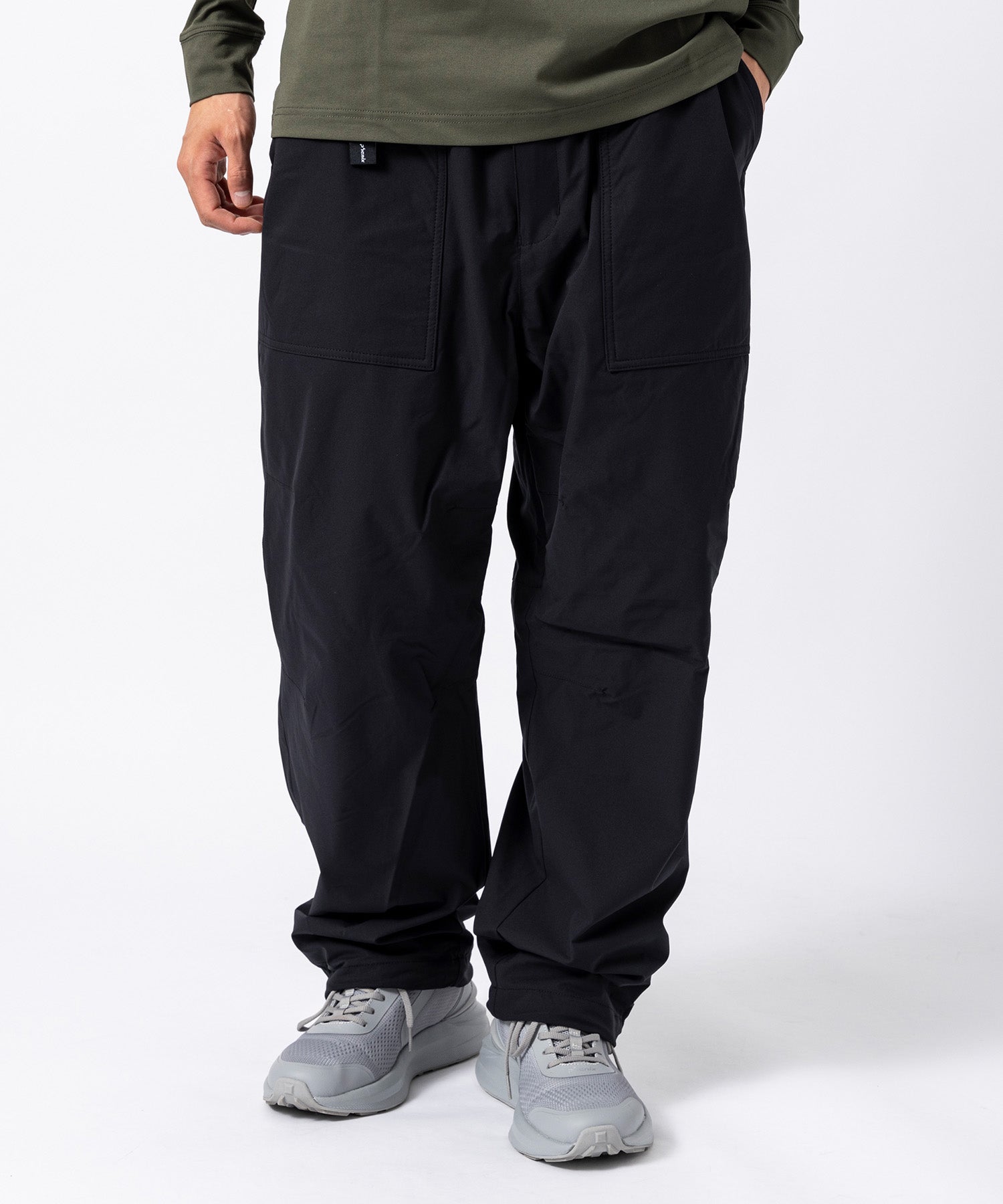 フェニックス phenix phenix outdoor(フェニックスアウトドア)ワイドシルエット 起毛メッシュ カーゴパンツ トリニティーパンツ(耐久性/保温性) (ブラック) ブラック
