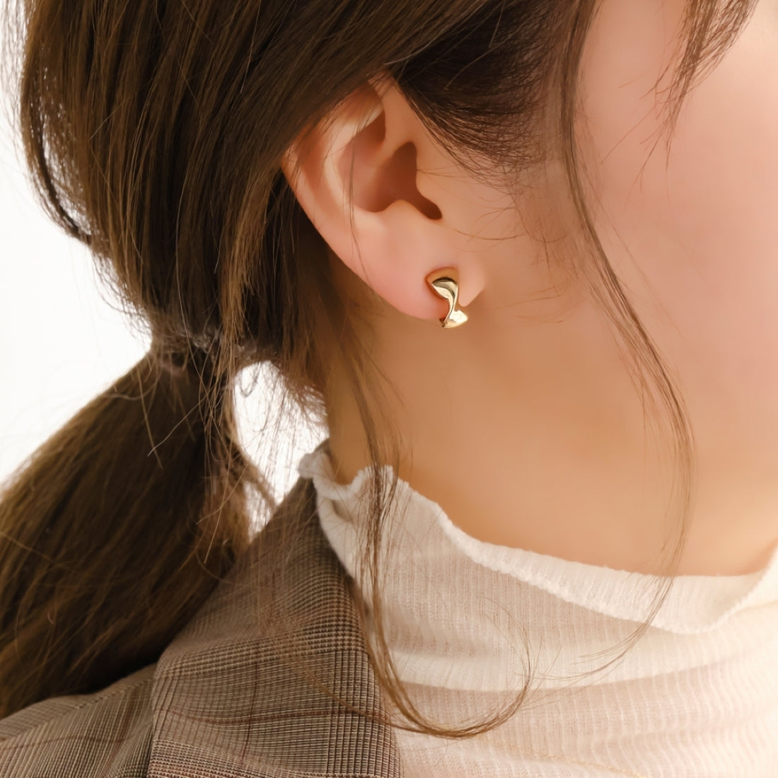 フィービィー Phoebe【金属アレルギー対応】 2wayワンタッチツイストマグネットピアス