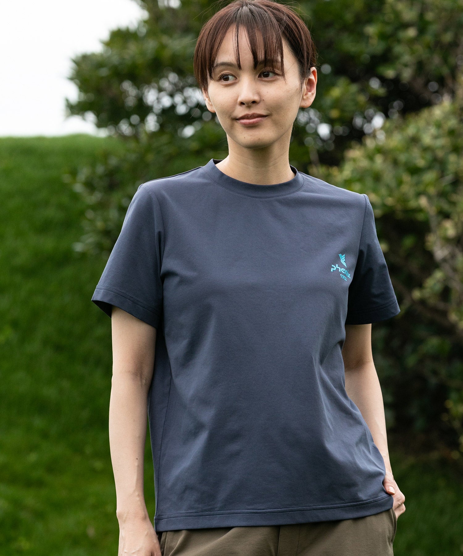 フェニックスアウトドア phenix outdoor 【WOMENS】PHENIX BACK PRINT T-SHIRTS / フェニックス バックプリントTシャツ (NAVY) NAVY