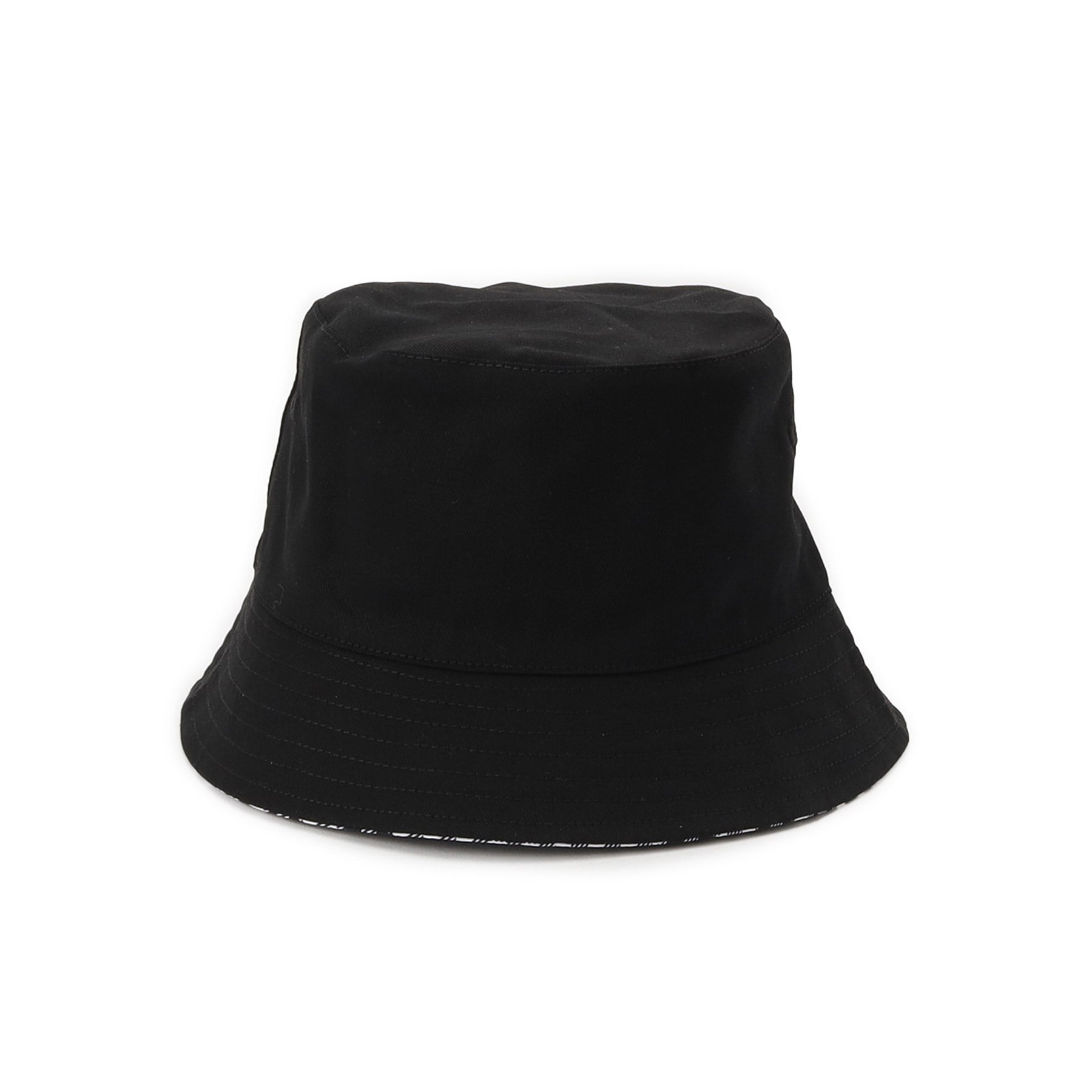 ピンク ラテ PINK-latte リバーシブルバケットハット (ブラック(119)) ブラック(119)