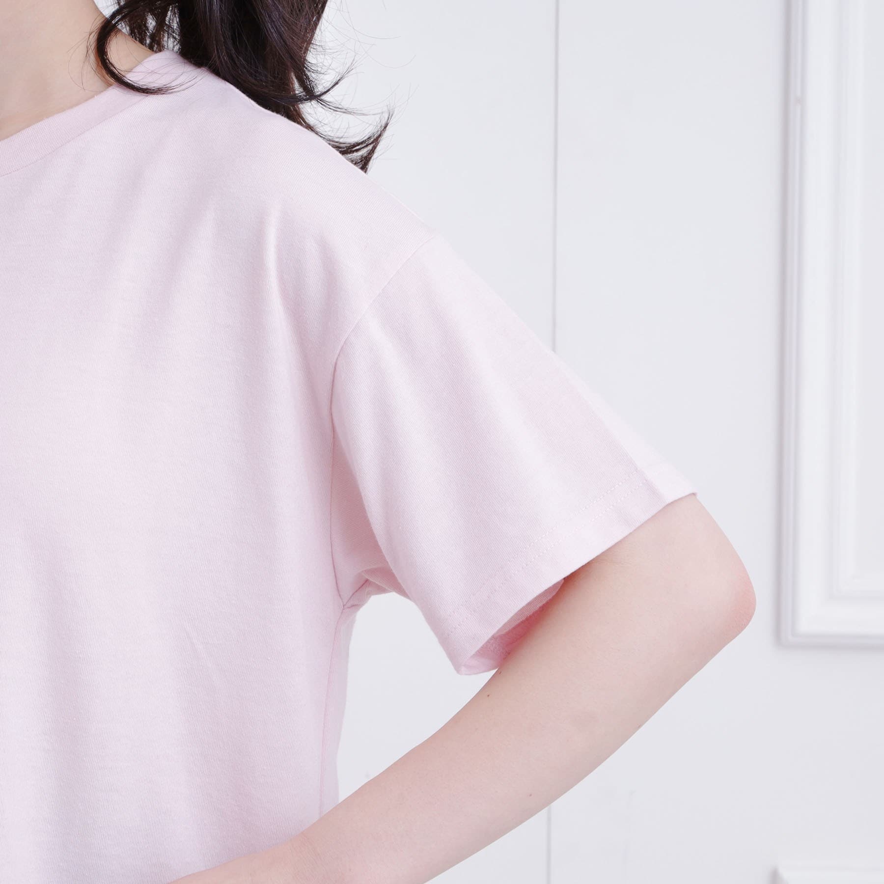 ピンク ラテ PINK-latte 接触冷感 グラデーションくまちゃん発砲ビッグTシャツ (チャコールグレー(014)) チャコールグレー(014)