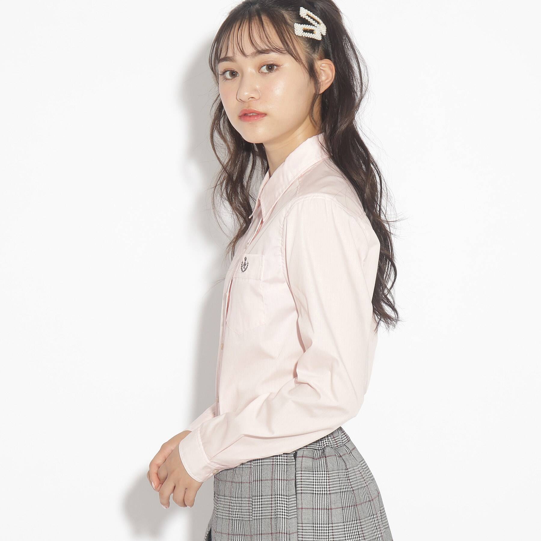 ピンク ラテ PINK-latte 【卒服】ベーシックシャツ