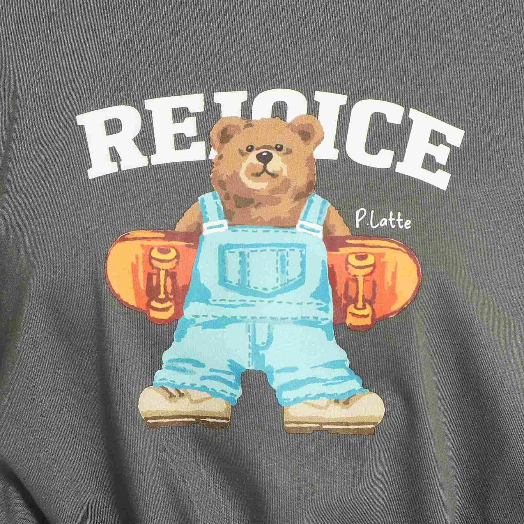 ピンク ラテ PINK-latte スケボーベアTシャツ