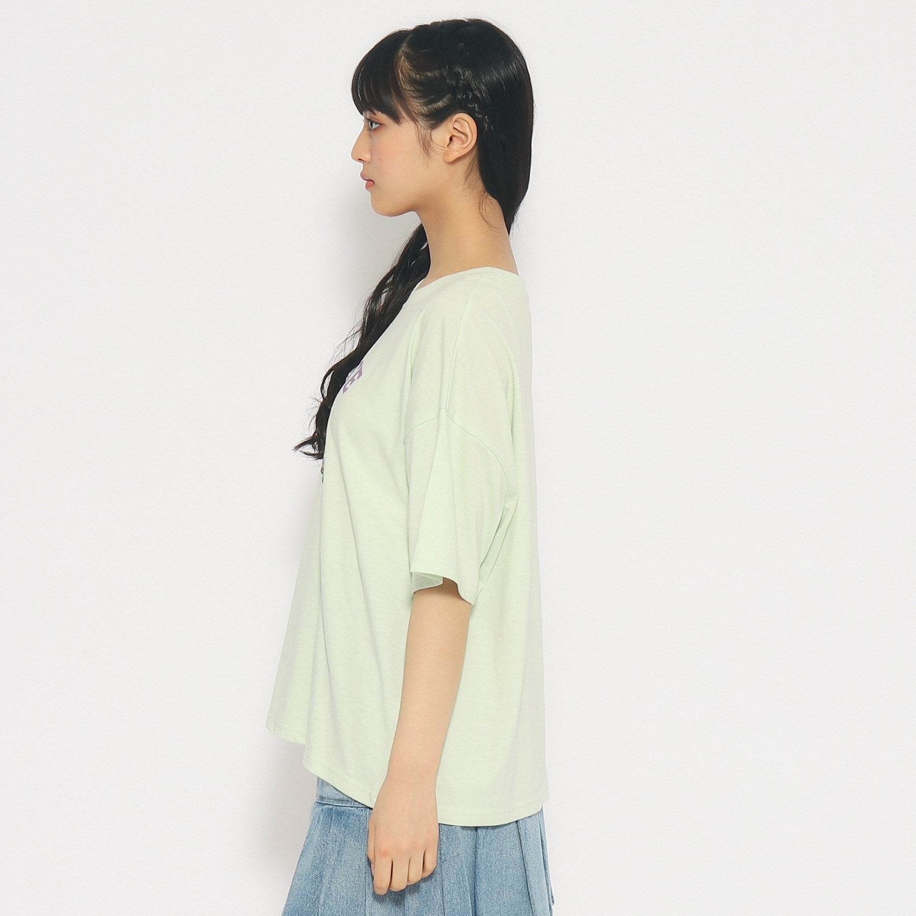 ピンク ラテ PINK-latte スケボーベアTシャツ