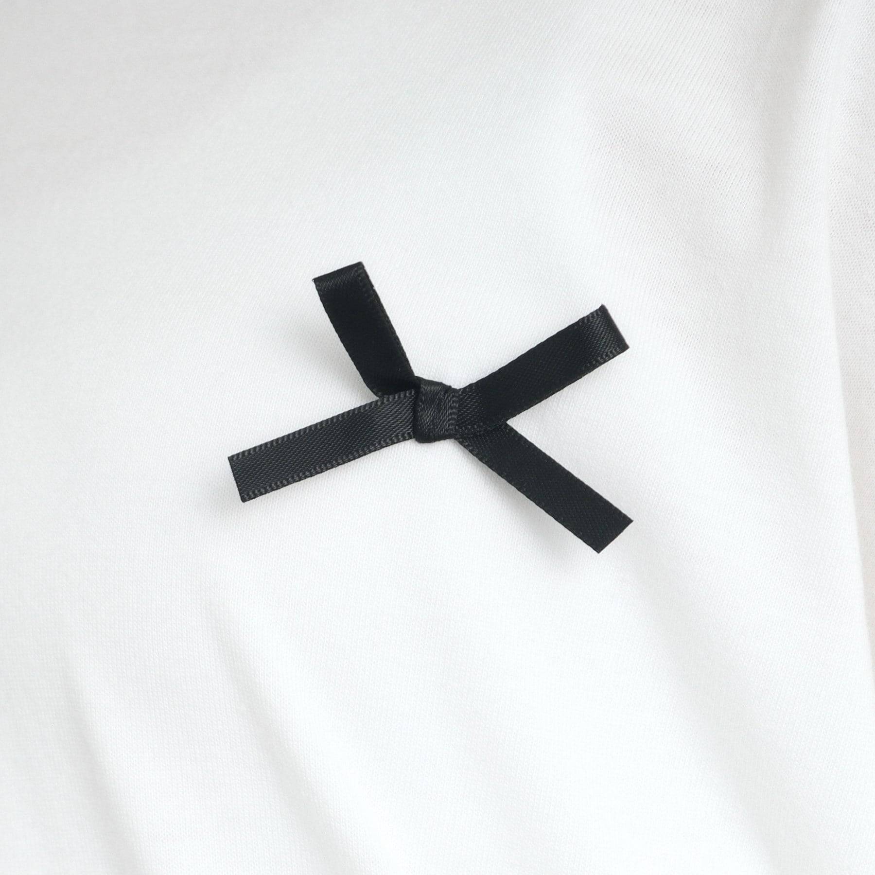 ピンク ラテ PINK-latte バックフォトプリントTシャツ