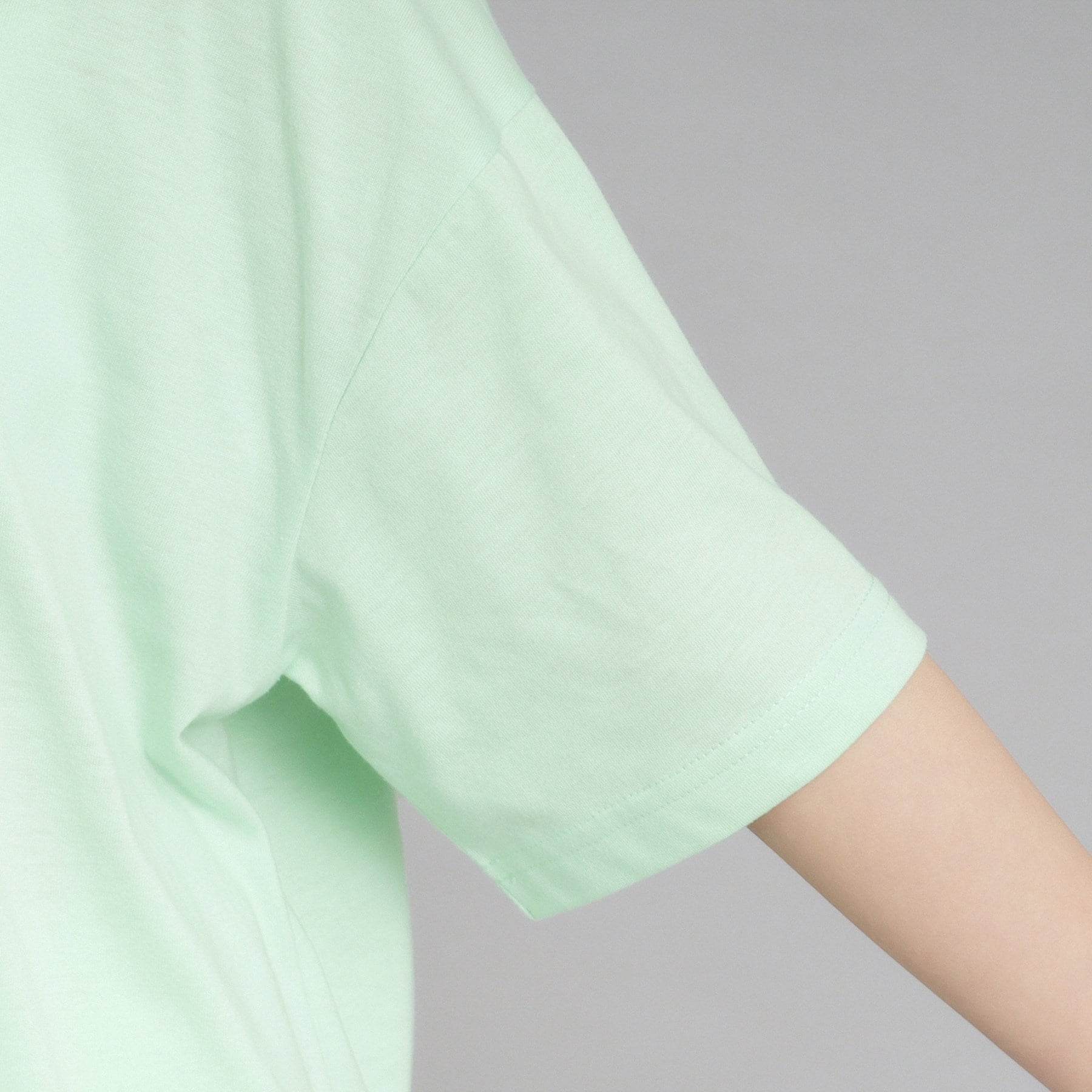 ピンク ラテ PINK-latte バックフォトプリントTシャツ