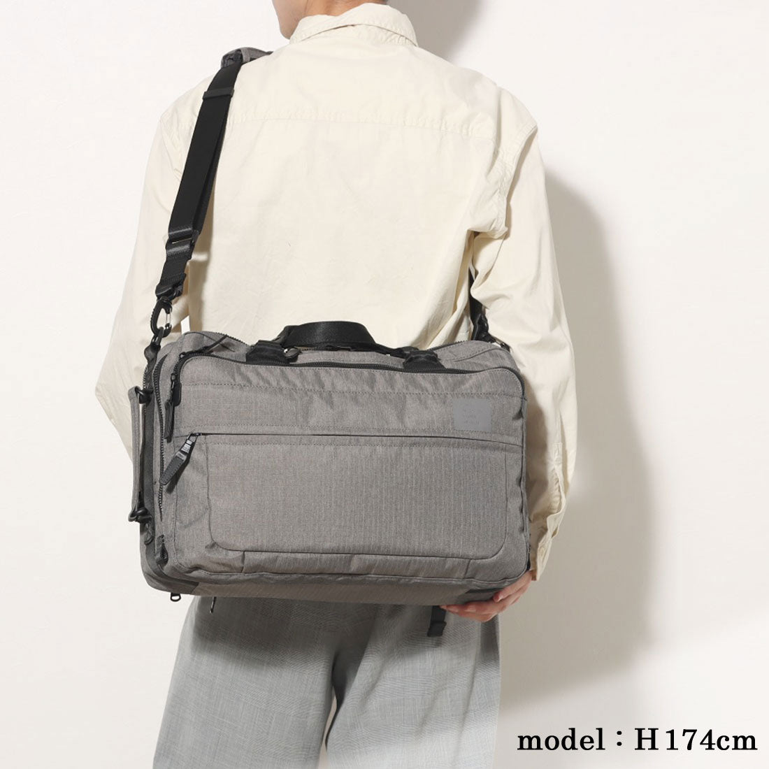 Pid 3way business backpack made with recycled polyester