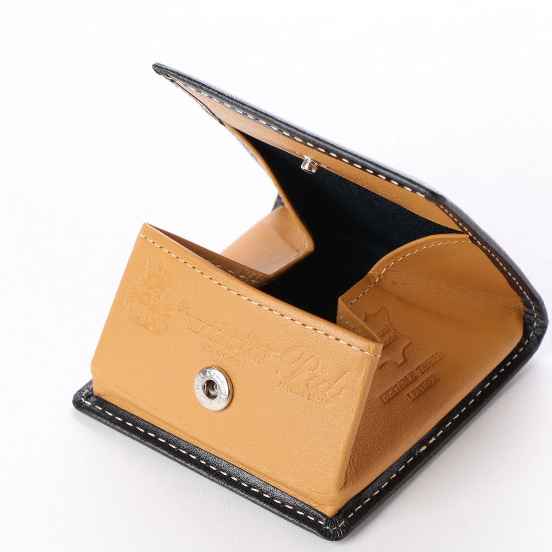 Pid smooth leather coin case