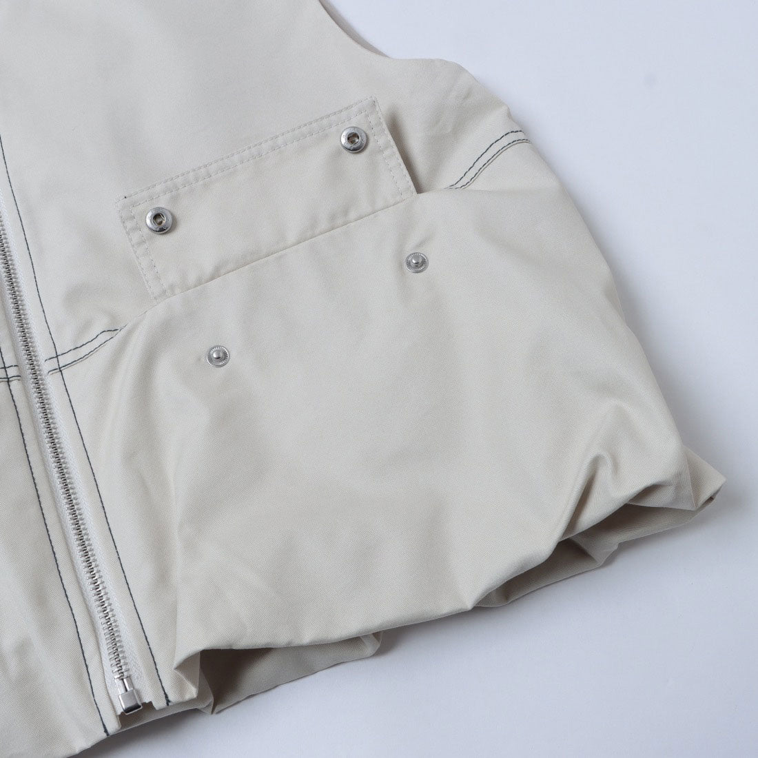 ピッツオ ビアンコ Pizzo Bianco コットンギャバジレ (ネイビー) ネイビー