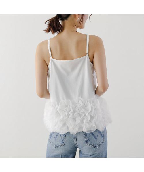 null null PICCIN PERLA フラワーキャミソール 906550 チュール (91/ブラック) 91/ブラック