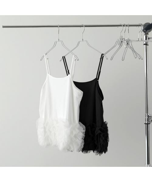 null null PICCIN PERLA フラワーキャミソール 906550 チュール (91/ブラック) 91/ブラック