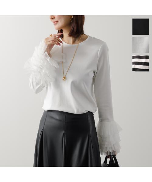 PICCIN PERLA ピッチン 袖チュールカットソー 907140 (12/ホワイト) 12/ホワイト