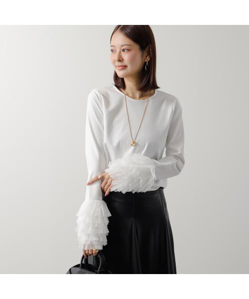 PICCIN PERLA ピッチン 袖チュールカットソー 907140 (12/ホワイト) 12/ホワイト