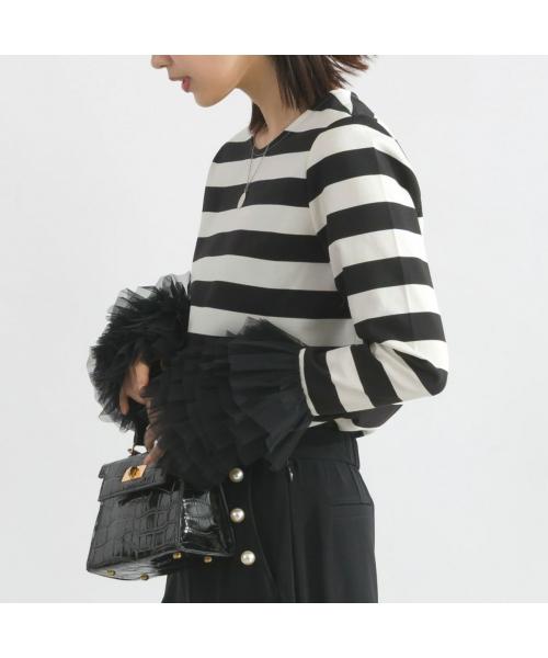 PICCIN PERLA ピッチン 袖チュールカットソー 907140 (12/ホワイト) 12/ホワイト