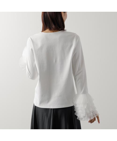 PICCIN PERLA ピッチン 袖チュールカットソー 907140 (12/ホワイト) 12/ホワイト