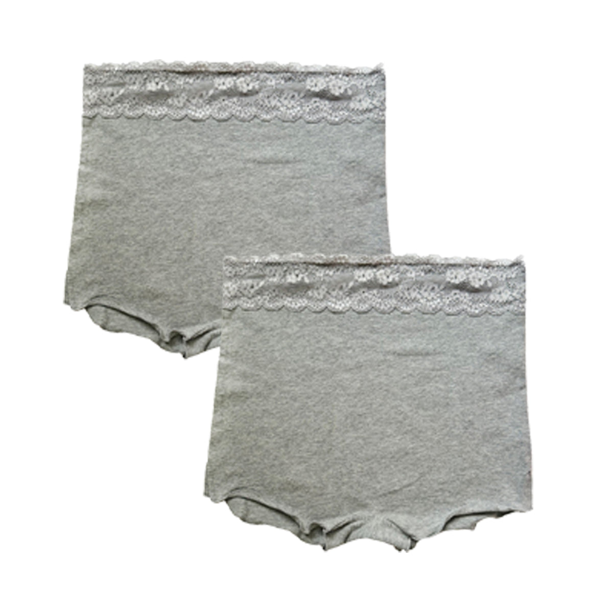 ピンクピンクピンク PINK PINK PINK 選べる2枚セット ショーツ コットン95% 脚口ゆったり 締め付けない ふんどしショーツ まるで履いてない おやすみパンツ 【返品不可商品】 (グレー2枚) グレー2枚
