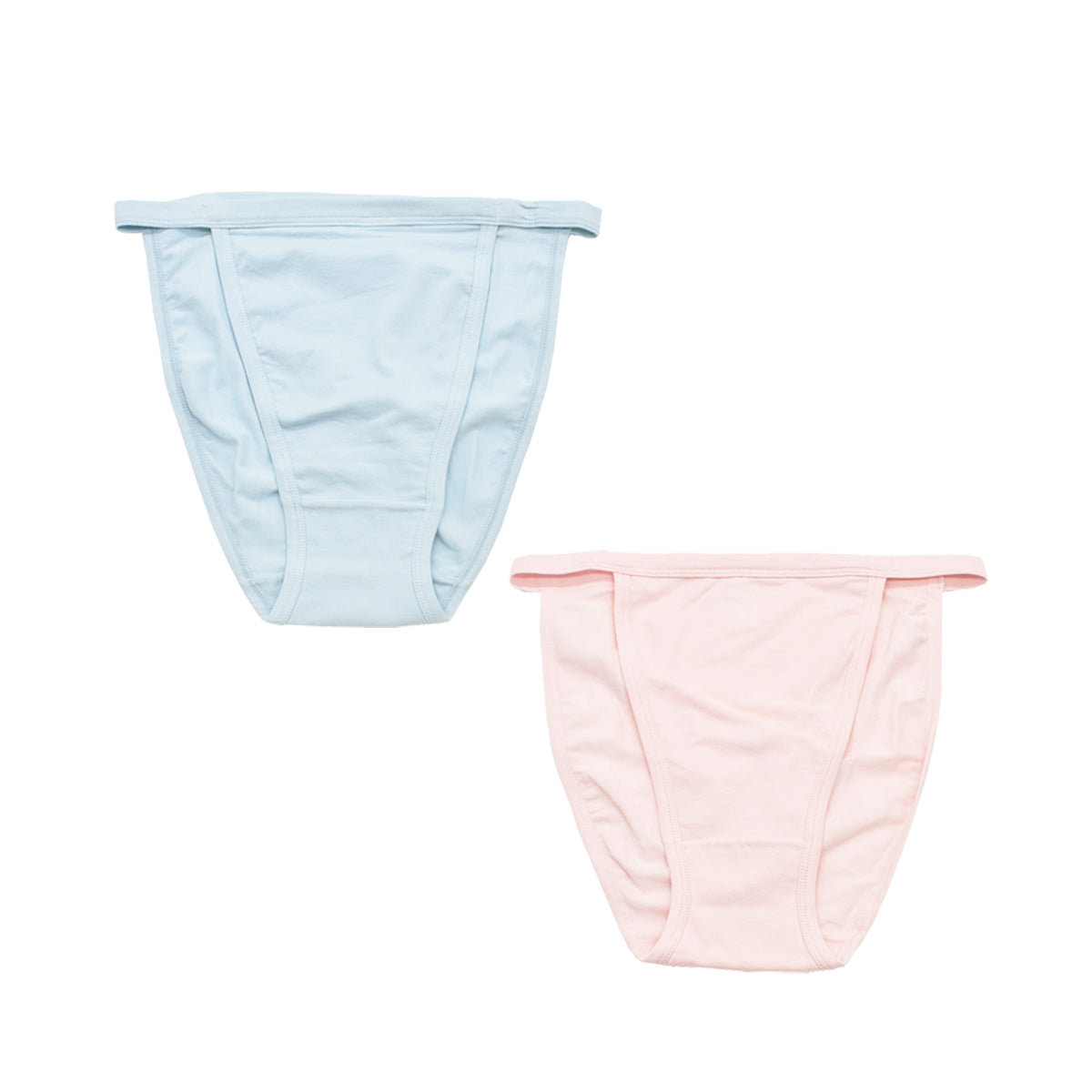 ピンクピンクピンク PINK PINK PINK 選べる2枚セット コットン 足口開放 ふんどしショーツ セットショーツ レディース リンパ 鼠径部 温活 綿95% 安眠 血行 リラックス 【返品不可商品】 (サックス×ピンク) サックス×ピンク