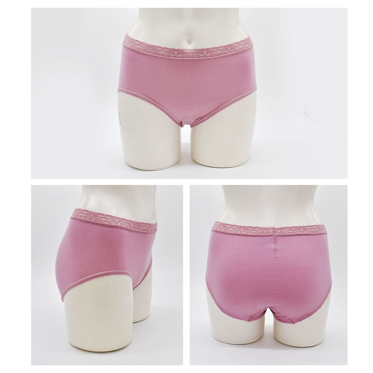 ピンクピンクピンク PINK PINK PINK ショーツ 脇縫い目なし 肌あたり快適 コットン92% 綿 パンツ ストレッチ レディース 大きいサイズ M L LL 【返品不可商品】 (グレー) グレー