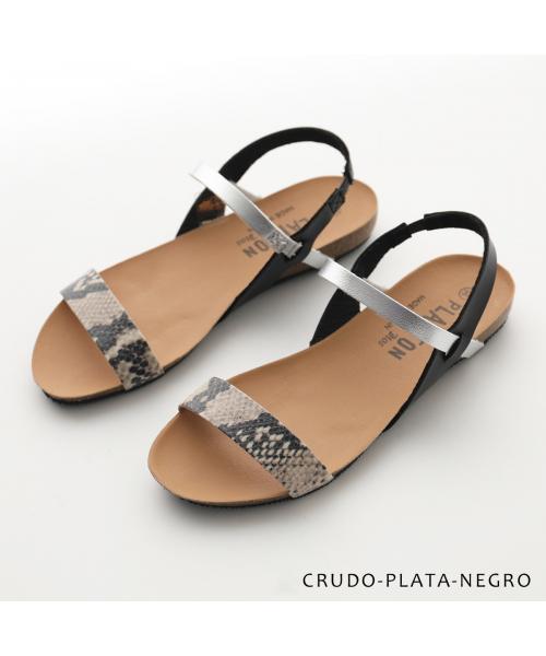 プラクトン PLAKTON PLAKTON サンダル 715545 フラット コンフォートサンダル (PERLA-BEIG) PERLA-BEIG
