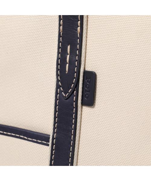 ポロ ラルフ ローレン POLO RALPH LAUREN Polo Ralph Lauren トートバッグ 428968158 ポニー刺繍 (002/ECRU-NAVY) 002/ECRU-NAVY