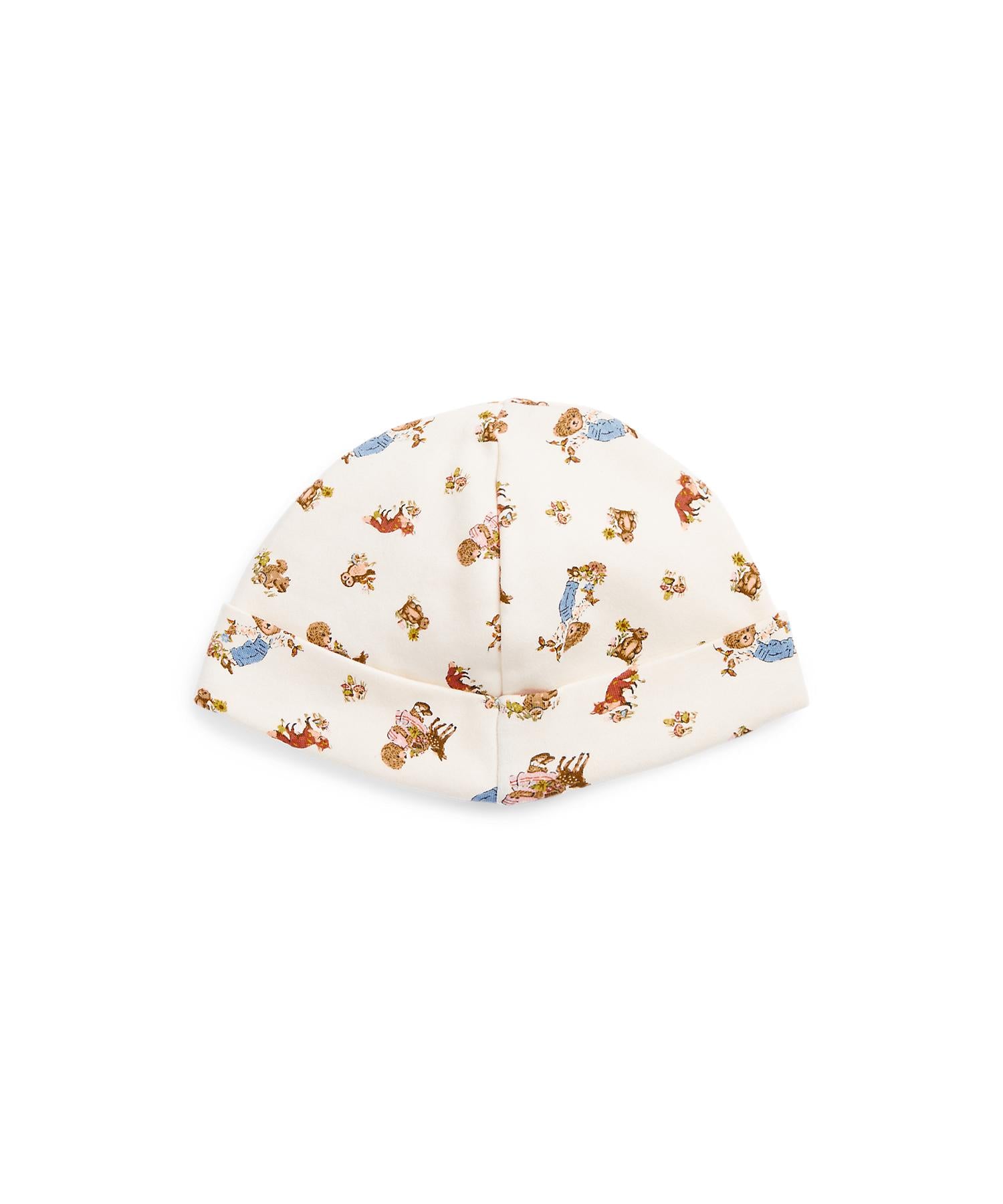 ポロ ラルフ ローレン POLO RALPH LAUREN (ベビー)Polo ベア コットン インターロック ビーニー (101ナチュラル) 101ナチュラル