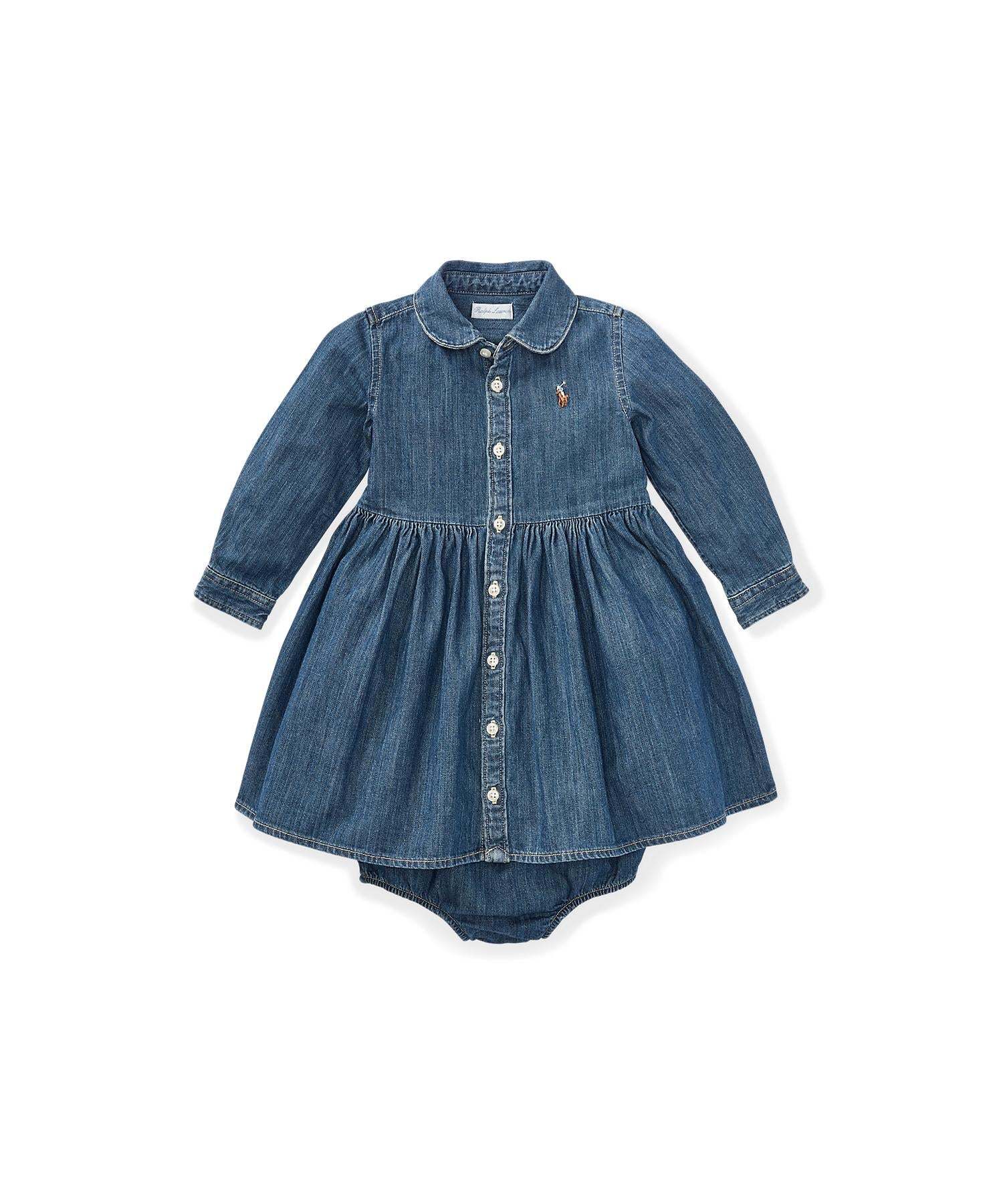Polo Ralph Lauren Sheer Denim Shirt Dress