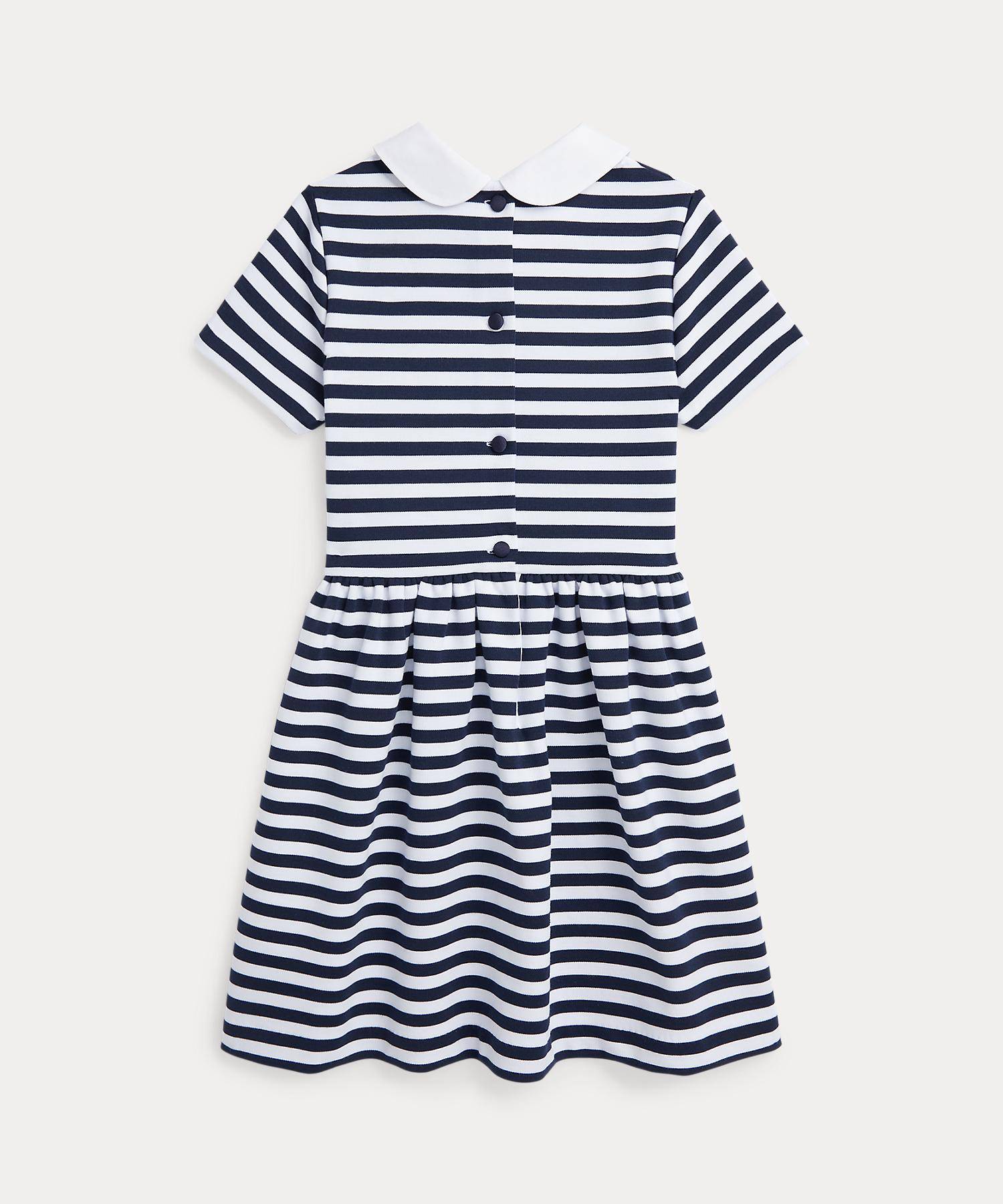 波羅·拉爾夫·勞倫 POLO RALPH LAUREN 條紋 雙層針織 連衣裙