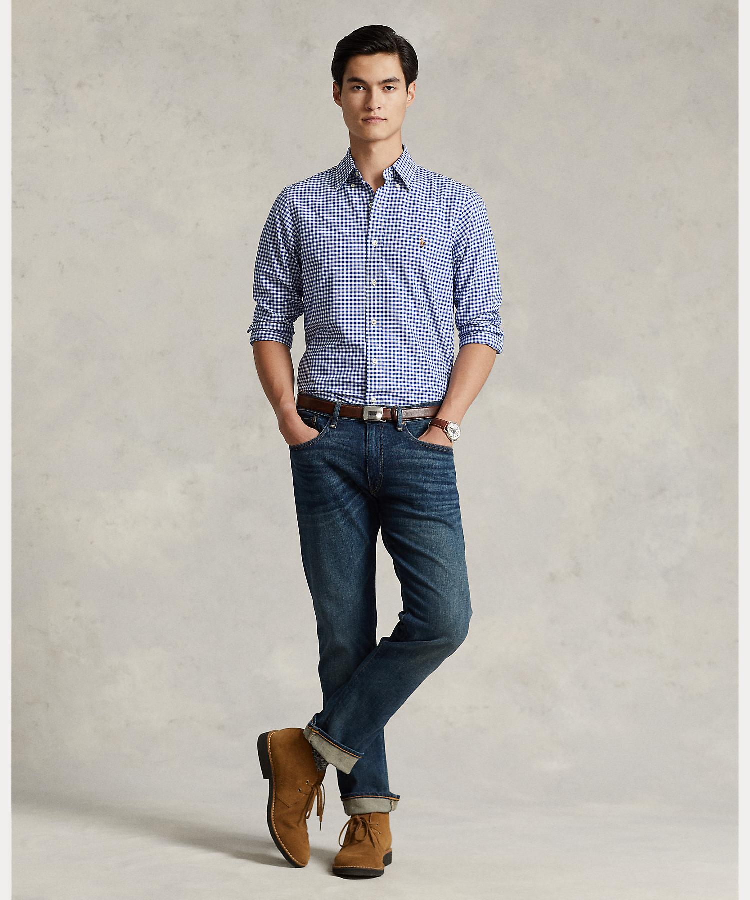 波羅·拉爾夫·勞倫 POLO RALPH LAUREN 經典合身 棉花 休閒襯衫