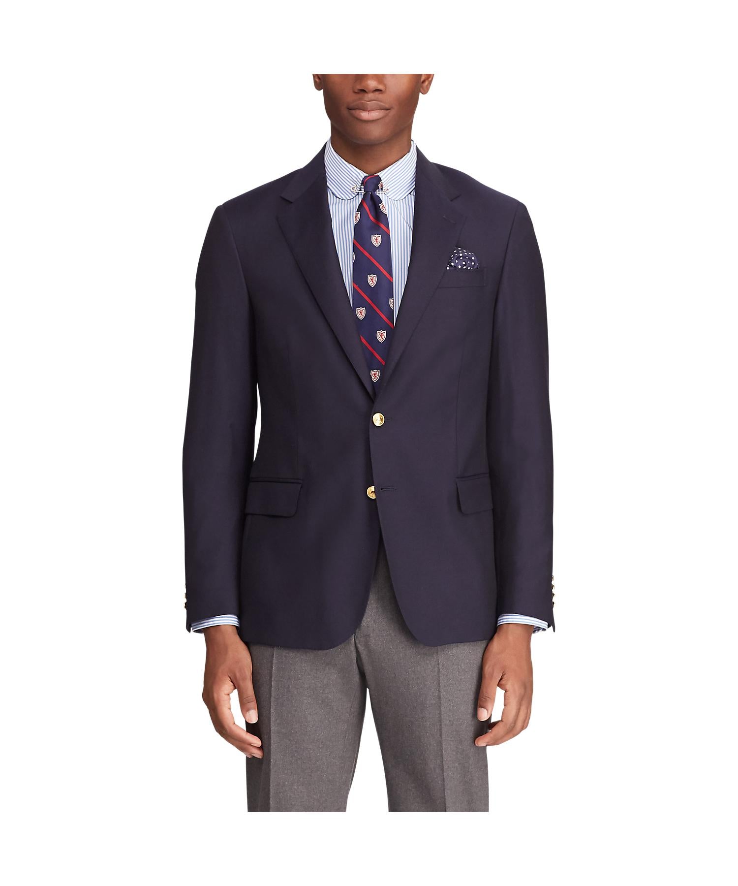 ポロ ラルフ ローレン POLO RALPH LAUREN Polo ウール ツイル ブレザー (400ブルー) 400ブルー