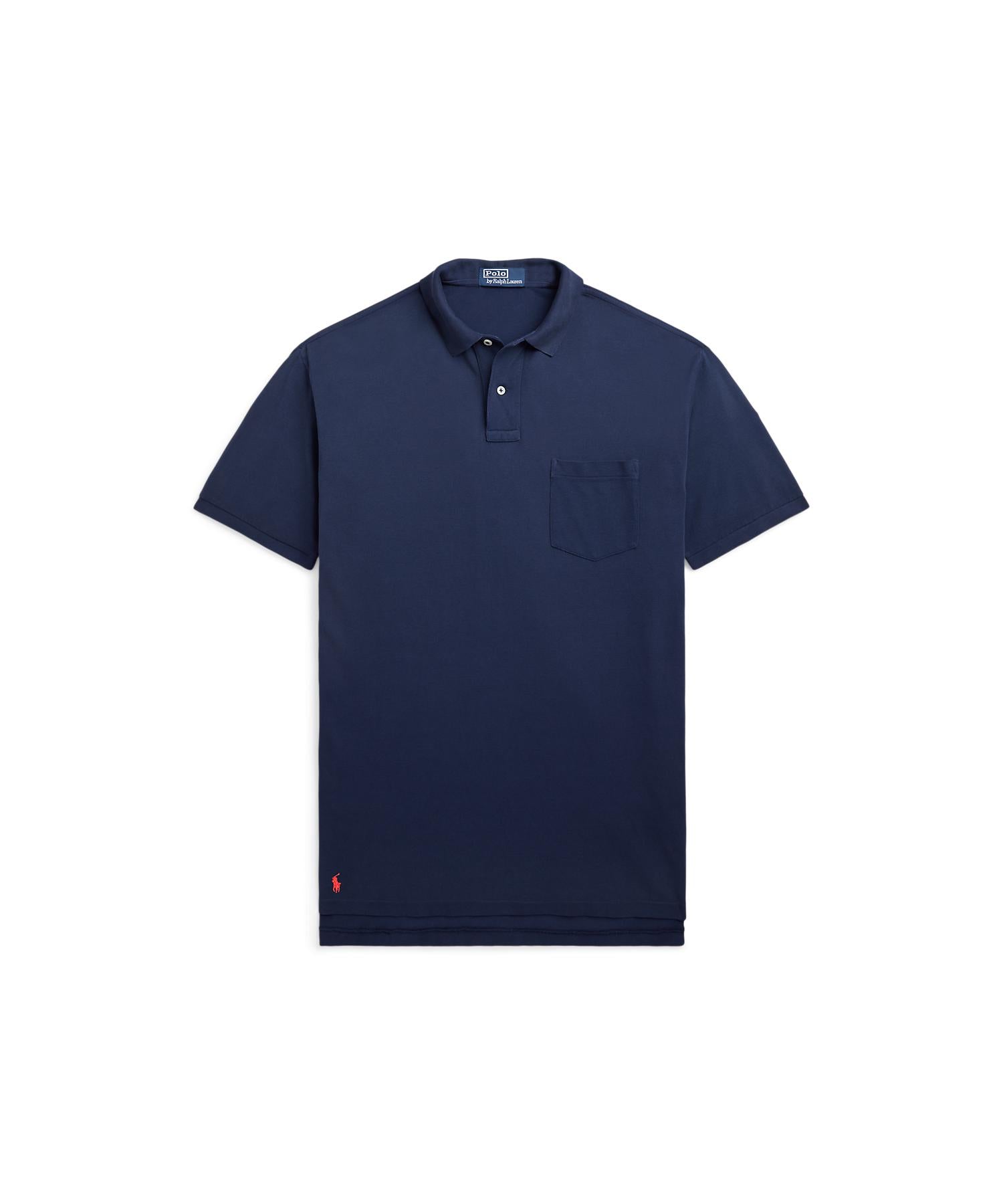 ポロ ラルフ ローレン POLO RALPH LAUREN ビッグ フィット メッシュ ポロシャツ (410ネイビー) 410ネイビー