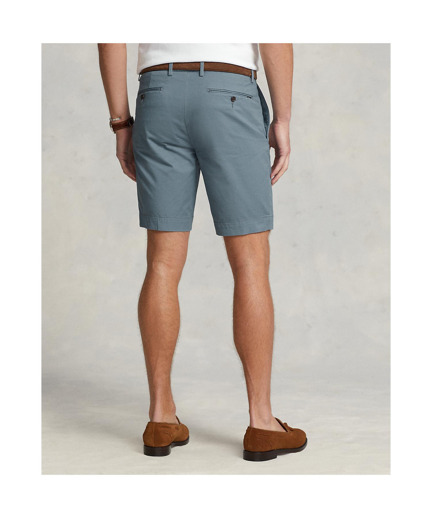 ポロ ラルフ ローレン POLO RALPH LAUREN ストレッチ スリムフィット チノ ショートパンツ (400ブルー) 400ブルー