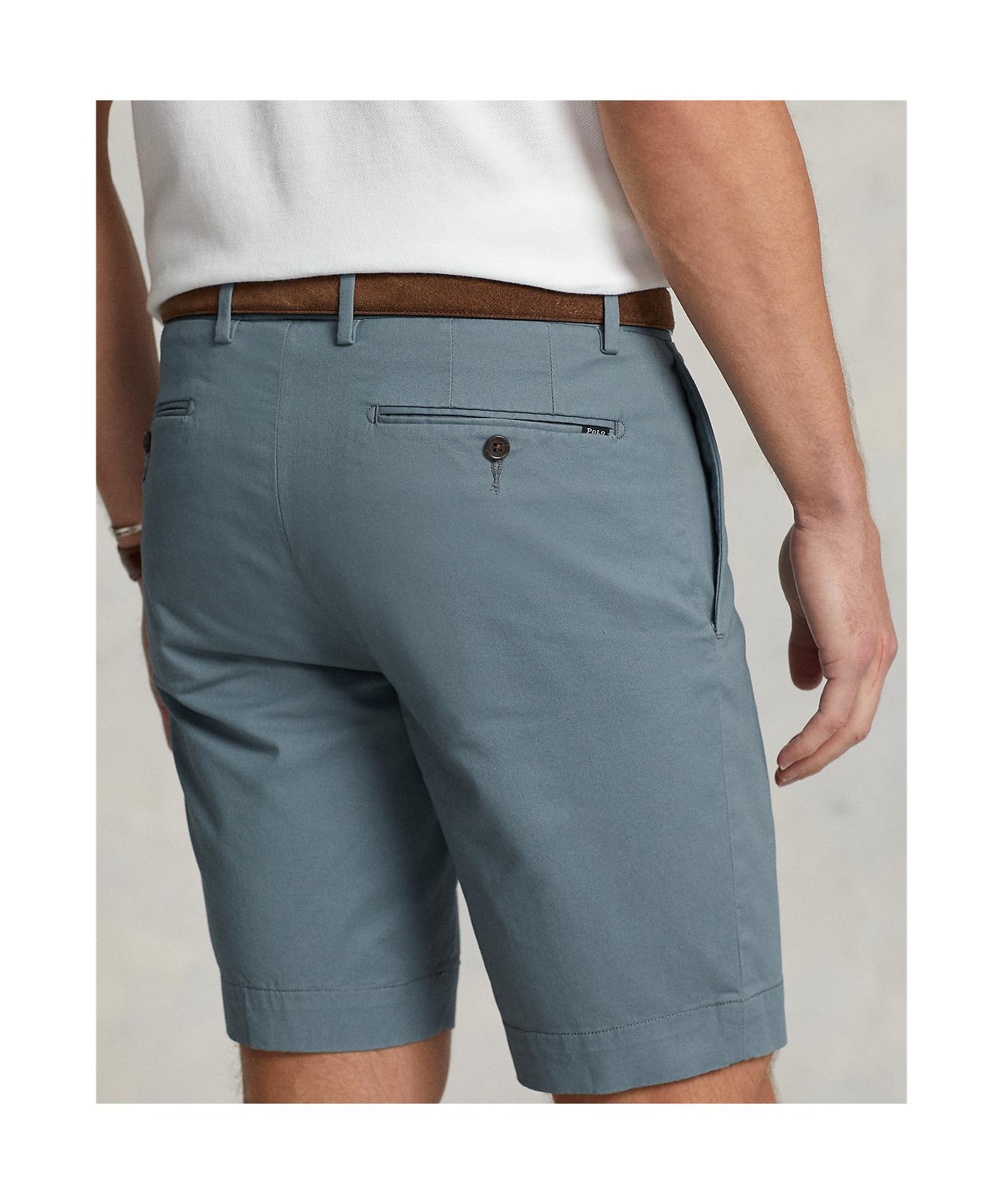 ポロ ラルフ ローレン POLO RALPH LAUREN ストレッチ スリムフィット チノ ショートパンツ (400ブルー) 400ブルー