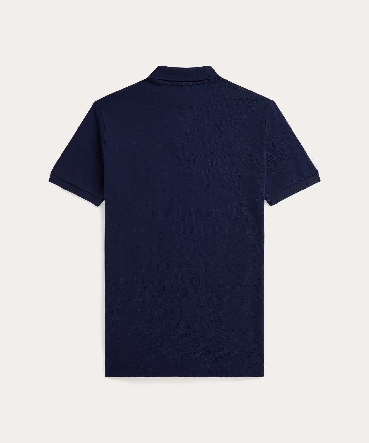 ポロ ラルフ ローレン POLO RALPH LAUREN カスタム スリム フィット ドッグエンブロイダリー ポロシャツ (410ネイビー) 410ネイビー