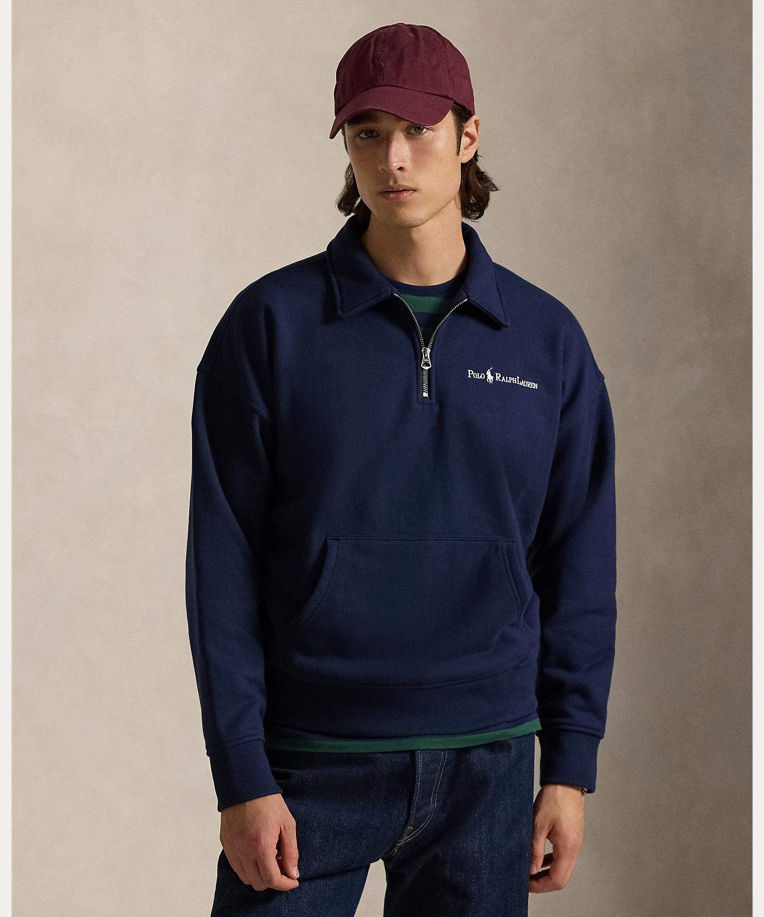ポロ ラルフ ローレン POLO RALPH LAUREN リラックスド フィット ロゴ カラード スウェットシャツ (410ネイビー) 410ネイビー