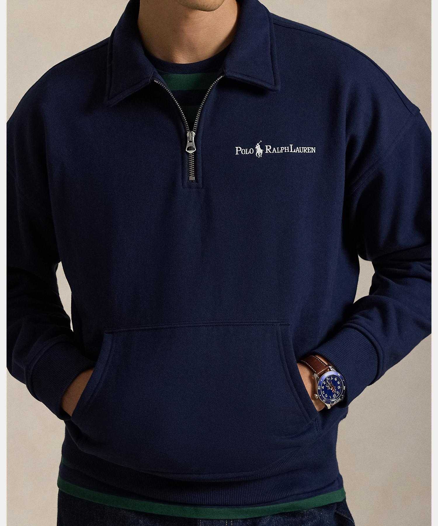 ポロ ラルフ ローレン POLO RALPH LAUREN リラックスド フィット ロゴ カラード スウェットシャツ (410ネイビー) 410ネイビー