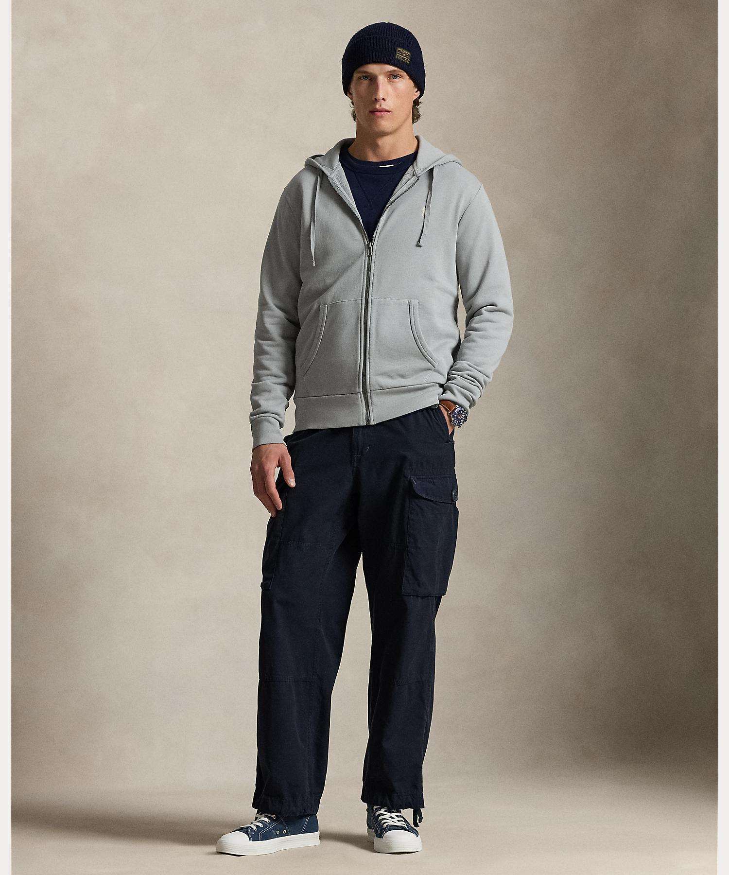 ポロ ラルフ ローレン POLO RALPH LAUREN ループバック テリー フルジップ フーディ (020グレー) 020グレー