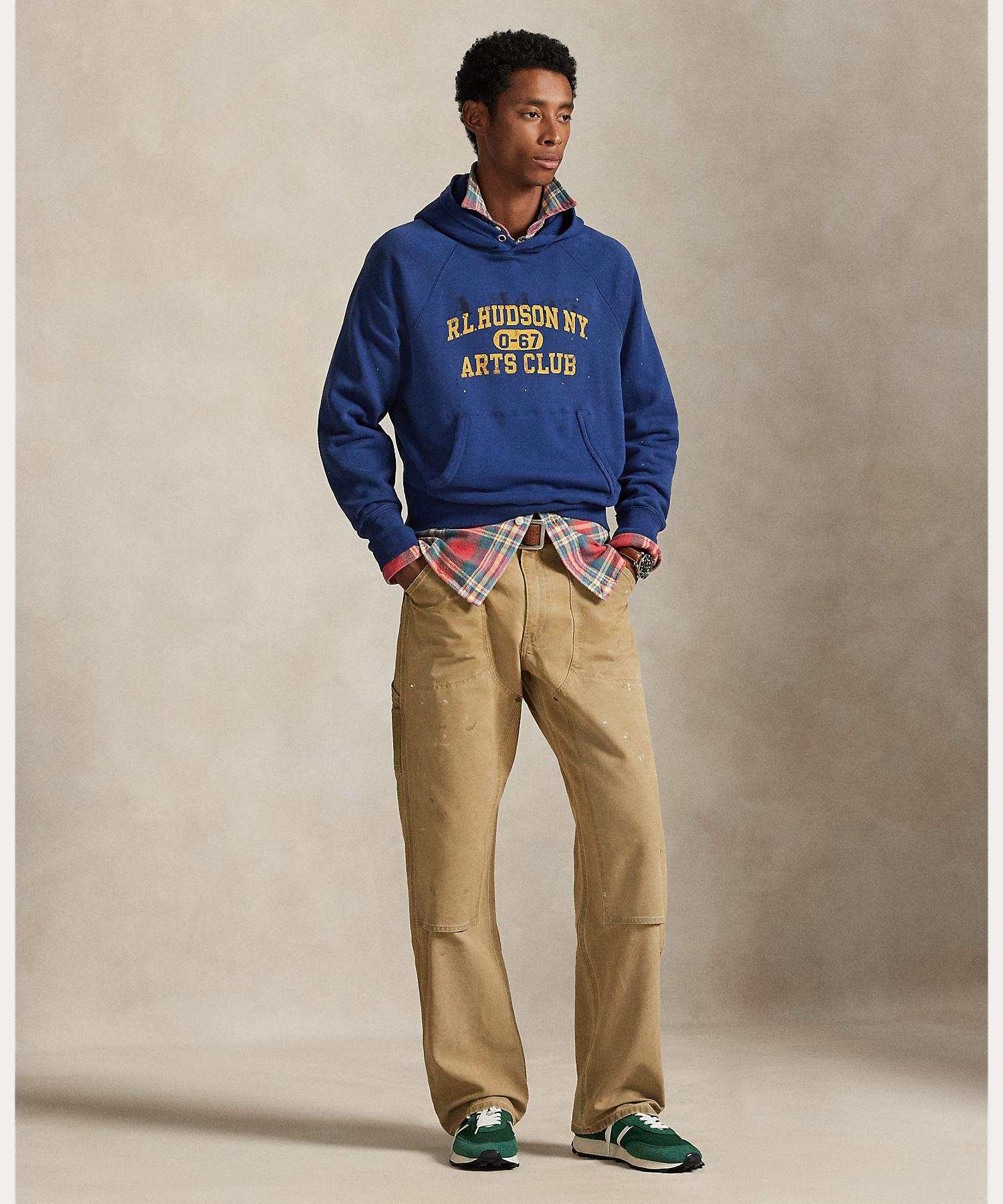 ポロ ラルフ ローレン POLO RALPH LAUREN ヴィンテージ フィット フリース グラフィック フーディ (410ネイビー) 410ネイビー