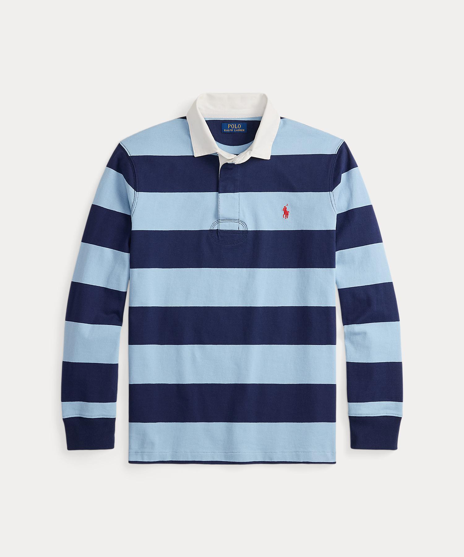 ポロ ラルフ ローレン POLO RALPH LAUREN アイコニック ラグビー シャツ (400ブルー) 400ブルー