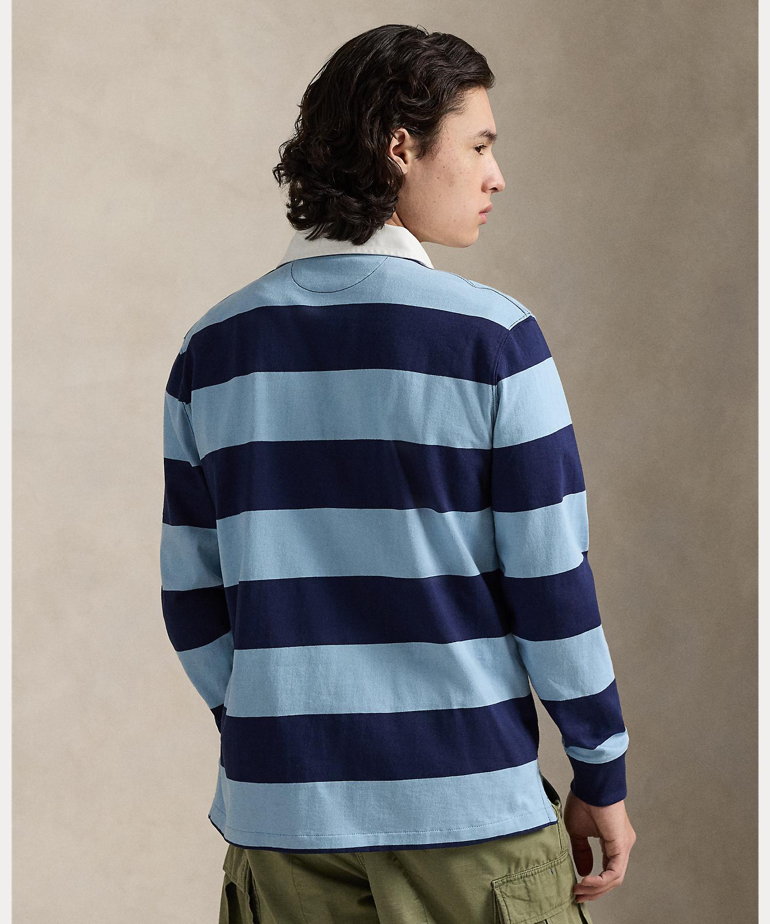 ポロ ラルフ ローレン POLO RALPH LAUREN アイコニック ラグビー シャツ (400ブルー) 400ブルー