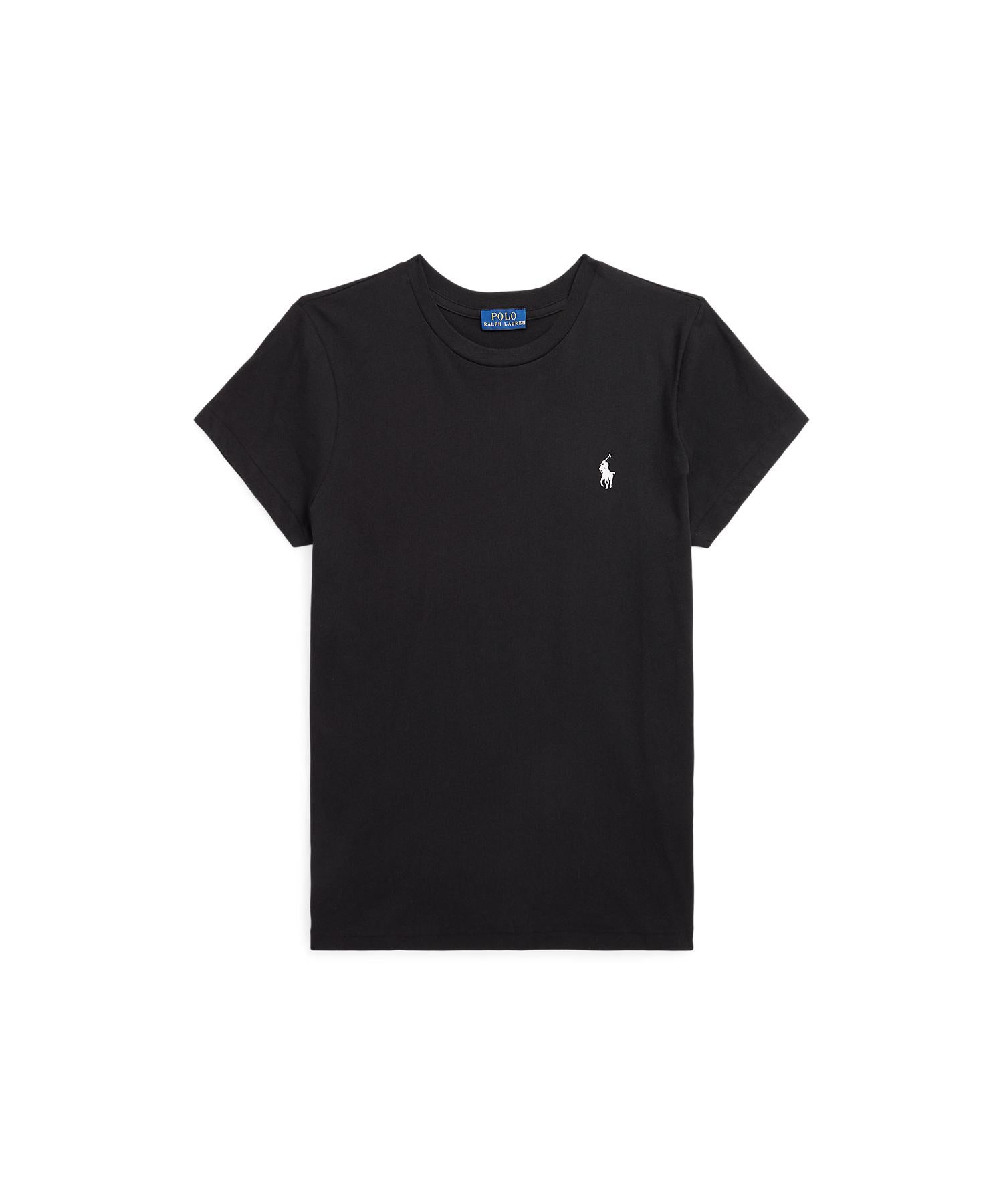 ポロ ラルフ ローレン POLO RALPH LAUREN コットン ジャージー クルーネック Tシャツ (001ブラック) 001ブラック